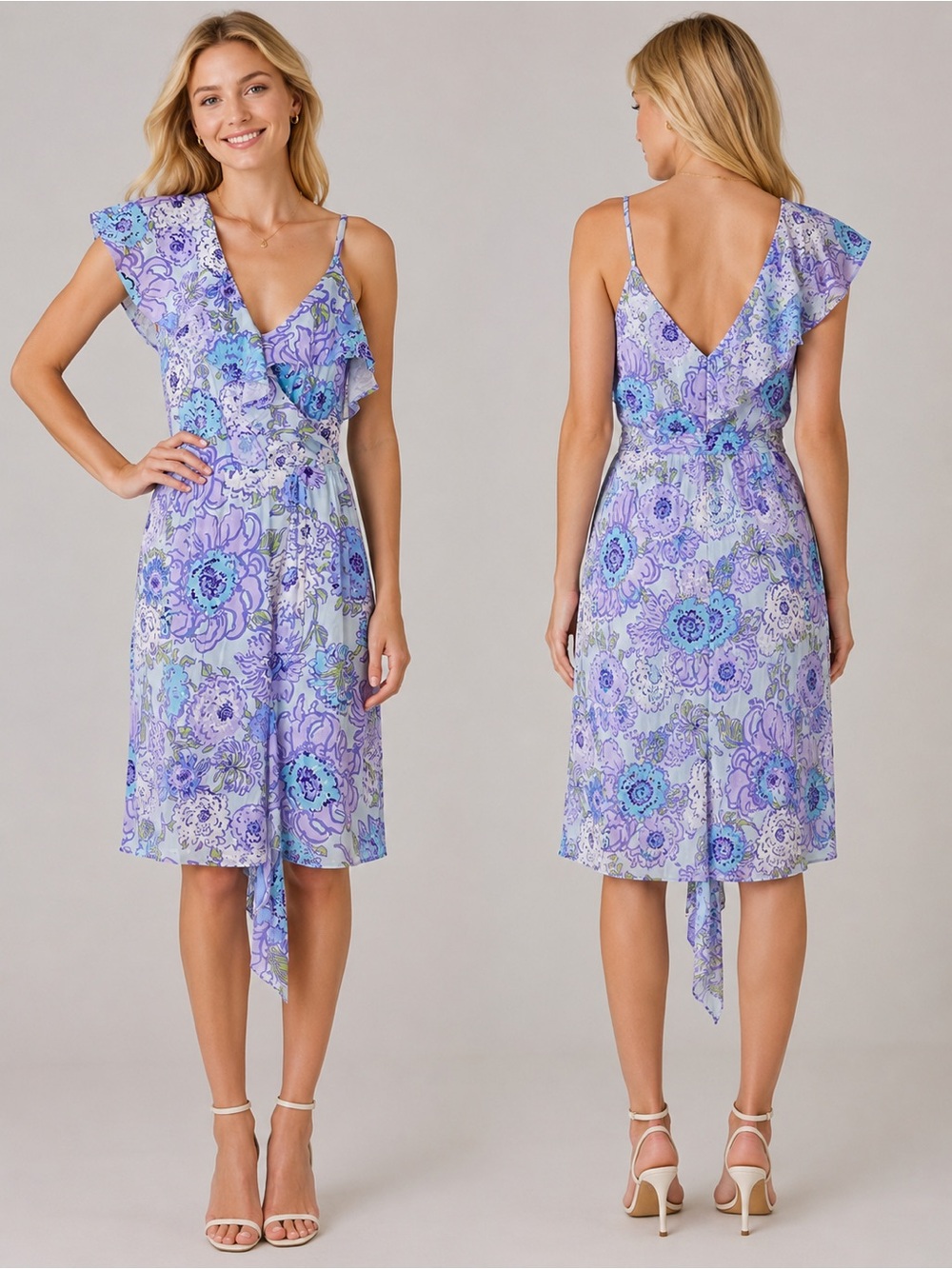 NWT! Lilly Pulitzer Asher Dress in let it gogh One Shoulder 25691 - Picture 2 of 12